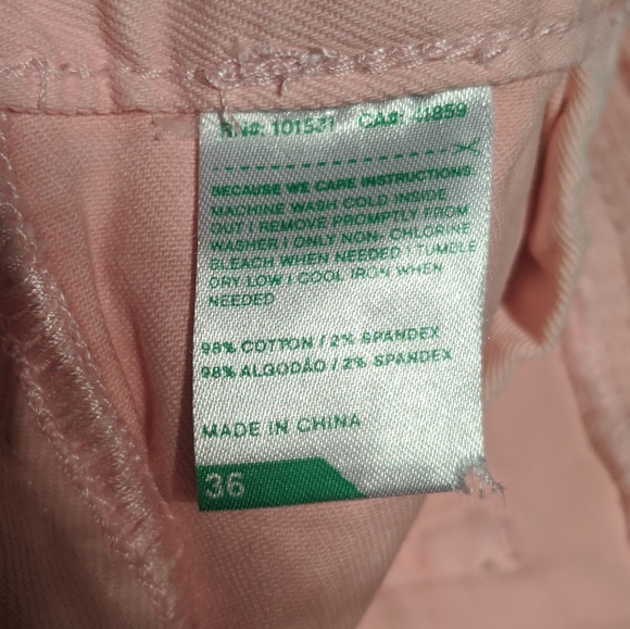 🌸 SOLD 🌸LRG men's pink Moto jeans, 36 waist - Picture 5 of 7